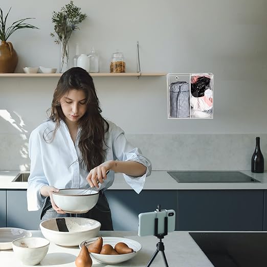 ✨ Clear Acrylic Grocery Dispenser & Organizer 🍎 | Stylish Kitchen Storage Solution 🏠 | Perfect for Pantry, Dry Food & Snacks 🍪 | Space-Saving & Durable 📦