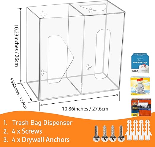 ✨ Clear Acrylic Grocery Dispenser & Organizer 🍎 | Stylish Kitchen Storage Solution 🏠 | Perfect for Pantry, Dry Food & Snacks 🍪 | Space-Saving & Durable 📦